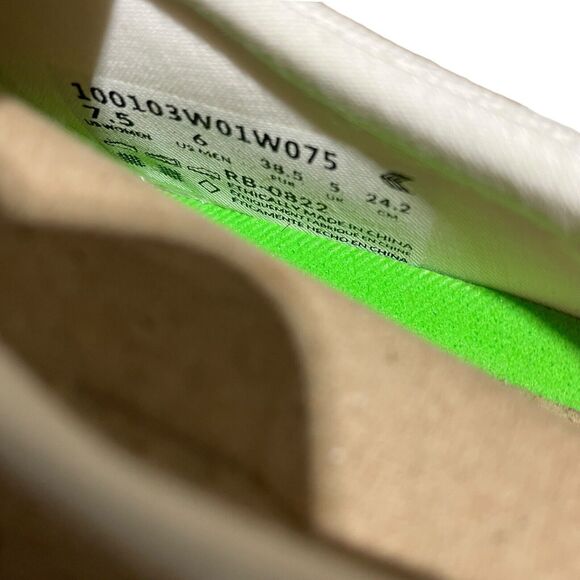 Cariuma OCA Low Shoes Mens 7 White Canvas Preppy Sneaker Lace Up Womens 8.5 - Picture 5 of 10